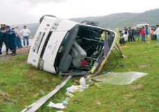 عاجل..انقلاب حافلة قادمة من طنجة قرب مدينة تطوان واحتمال سقوط ضحايا