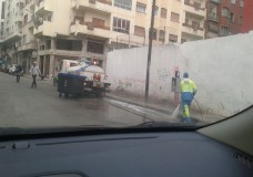 جهد محمود لشركة النظافة بطنجة 