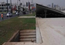 كورنيش طنجة..مرائب سيارات بفتحات 