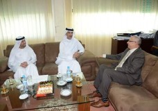 الكاتب العام لوزارة الثقاقة  يستقبل عبدالله بن محمد العويس رئيس دائرة الثقافة والإعلام بالشارقة 