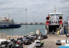 ميناء طنجة المتوسط يسجل أمس رقما قياسيا في عدد المسافرين العائدين الى اوربا