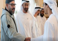 أمراء دولة الإمارات يهنئون الملك محمد السادس بعيد الفطر 