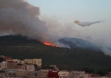 فرق الإطفاء تسيطر على حريق شفشفاون