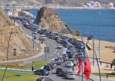ازدحام شديد في سبتة السليبة وساعات انتظار طويلة للعبور 